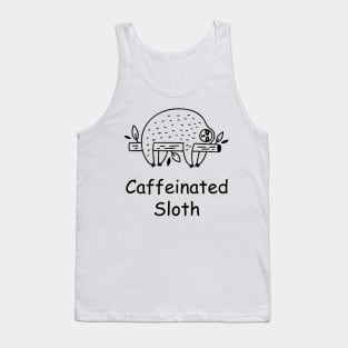 Caffeinated Sloth Tank Top